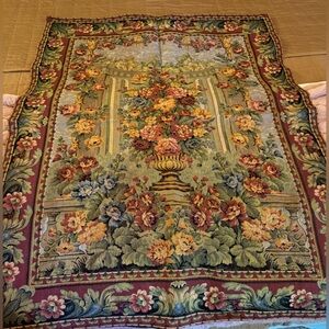 Handmade needle stitch tapestry